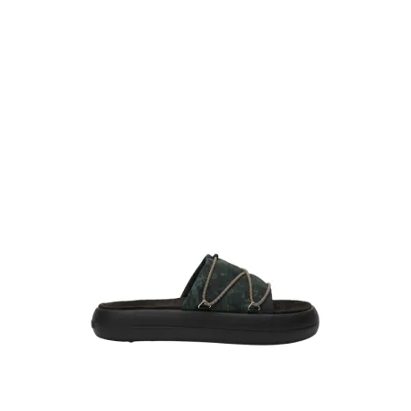 Papuče (domáca obuv) MOON BOOT MB ICON SLIDE CAMO, HN12 CARGO GREEN CAMO PRINT