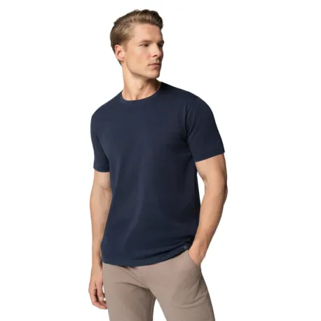Pánske tričko s krátkym rukávom VOLCANO T-BASIC 600-NAVY