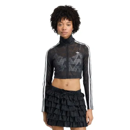 Dámska mikina so zipsom ADIDAS ORIGINALS FIREBIRD LACETT BLACK