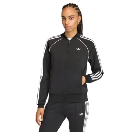 Dámska mikina so zipsom ADIDAS ORIGINALS SST TT- BLACK WHITE
