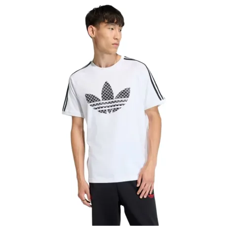 Pánske tričko s krátkym rukávom ADIDAS ORIGINALS MONOGRAM 3S T WHITE