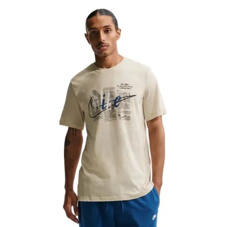 Pánske tričko s krátkym rukávom NIKE Sportswear T-Shirt M light khaki