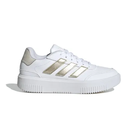 Dámska rekreačná obuv ADIDAS Courtblock Bold W cloud white cyber metalic orbit grey