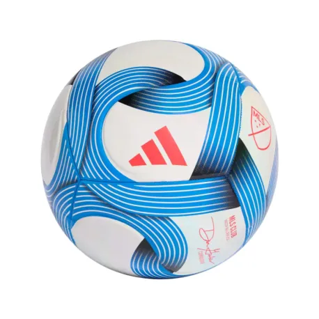 Futbalová lopta ADIDAS MLS CLB WHITE GLOBLU LUCRED