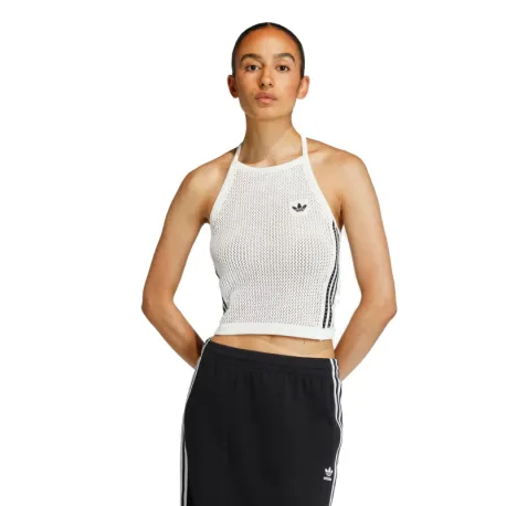 Dámske tielko ADIDAS ORIGINALS CROCHET TOP OWHITE