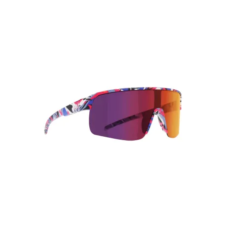Slnečné okuliare RED BULL SPECT DAKOTA RBSP-002-39, matt blue-burgundy pattern, smoke with red-purple mirror, CAT 3