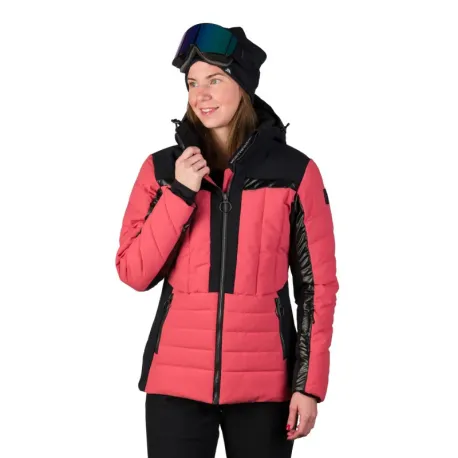 Dámska lyžiarska bunda NORTHFINDER SLOAN-670coralblack