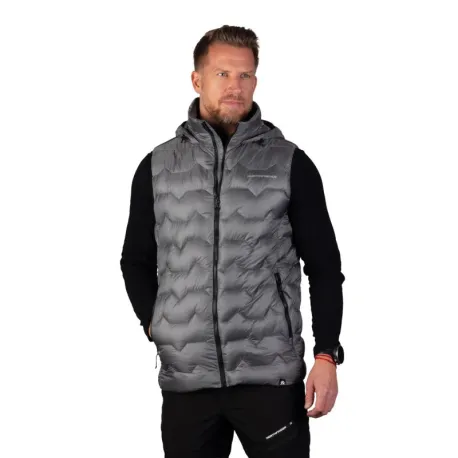 Pánska turistická vesta NORTHFINDER SAALVADO-319grey