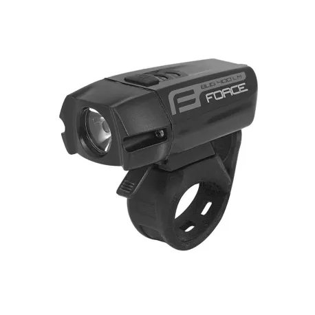 Svetlo na bicykel FORCE BUG-400 USB, black