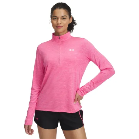 Dámska bežecká mikina s 1 2 zipsom UNDER ARMOUR Tech 1 2 Zip- Twist
