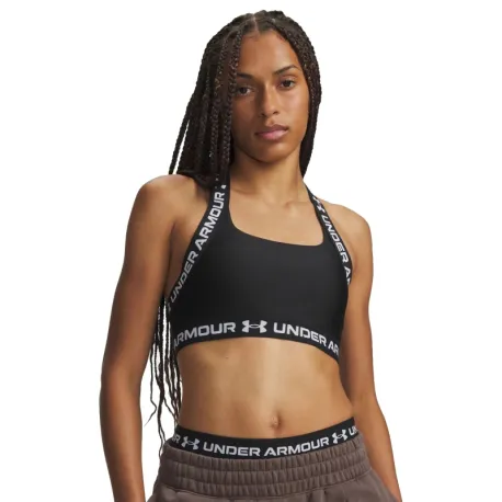 Dámska tréningová športová podprsenka UNDER ARMOUR HeatGear Mid T-Back-BLK