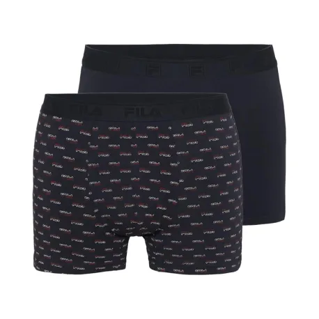 Pánske boxerky FILA 2 PACK-MAN BOXER ELASTIC WITH LOGO-999-Assorted