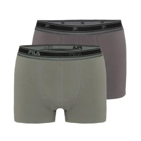 Pánske boxerky FILA 2 PACK-MAN BOXER ELASTIC WITH LOGO-999-Assorted