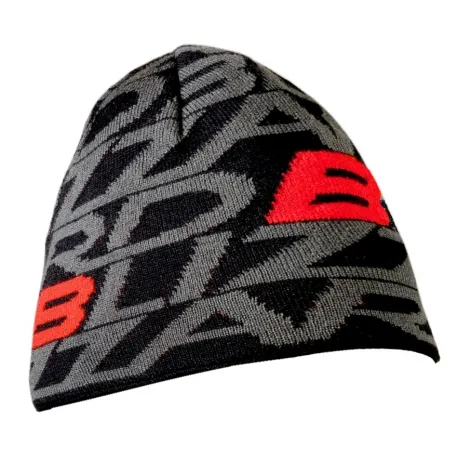 Pánska zimná čiapka BLIZZARD Dragon cap, black red