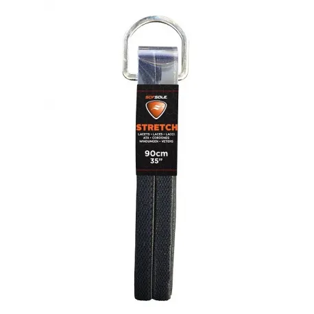 Šnúrky do topánok SOFSOLE STRETCH Black