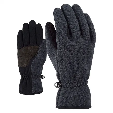 Rukavice ZIENER IMAGIO-802001-726-black melange