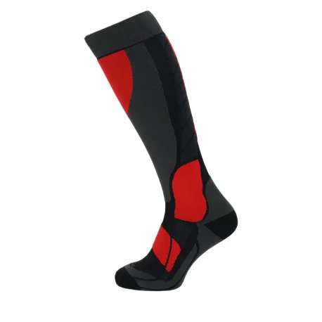 Lyžiarske kompresné podkolienky BLIZZARD Compress 120 ski socks, black grey red