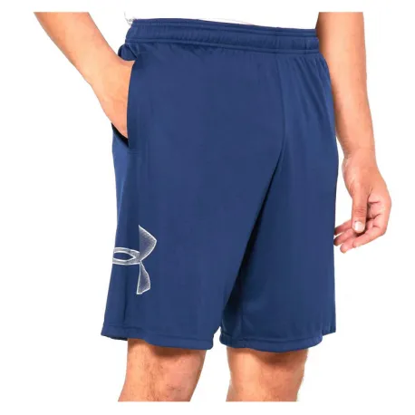 Pánske tréningové kraťasy UNDER ARMOUR UA TECH GRAPHIC SHORT-NVY