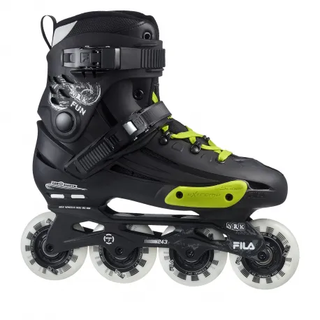 Kolieskové korčule FILA SKATES (II. Quality) NRK FUN BLACK YELLOW MAGENTA