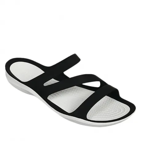 Dámske šlapky (plážová obuv) CROCS Swiftwater Sandal W black white
