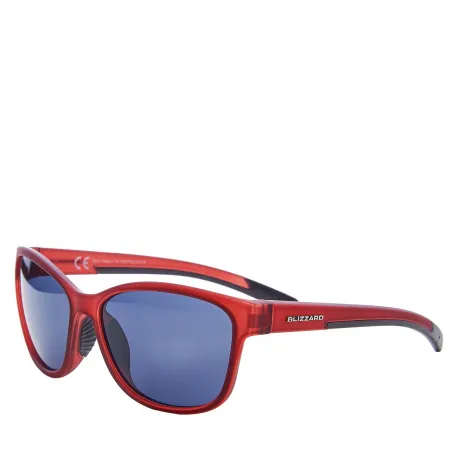 Slnečné okuliare BLIZZARD Sun glasses PCSF702140, rubber trans. dark red, 65-16-135