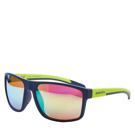 Slnečné okuliare BLIZZARD Sun glasses PCSF703130, rubber dark blue , 66-17-140