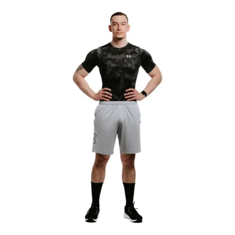 Pánske tréningové kraťasy UNDER ARMOUR UA TECH GRAPHIC SHORT-GRY