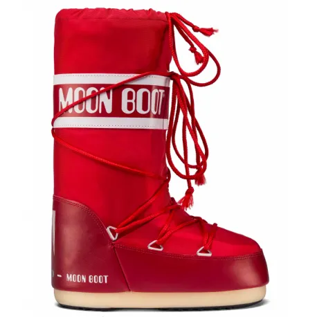 Dámske vysoké zimné topánky MOON BOOT ICON NYLON, 003 red