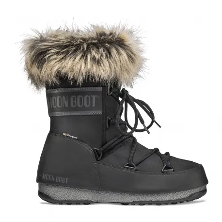 Dámske vysoké zimné topánky MOON BOOT MONACO LOW, 001 black