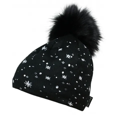 Dámska zimná čiapka BLIZZARD Crystal, black