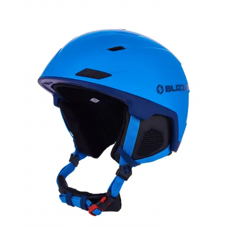 Lyžiarska prilba BLIZZARD Double ski helmet, blue matt dark blue, big logo