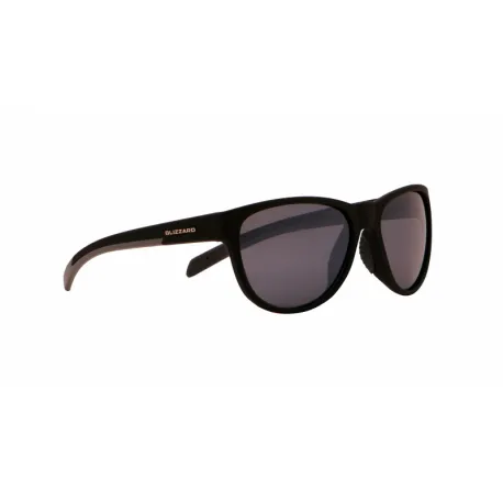 Slnečné okuliare BLIZZARD Sun glasses POLSF701110, rubber black, 64-16-133