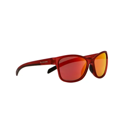 Slnečné okuliare BLIZZARD Sun glasses POLSF702140, rubber trans. dark red, 65-16-135