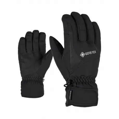 Pánske lyžiarske rukavice ZIENER GARWEN GTX-801059-12-black