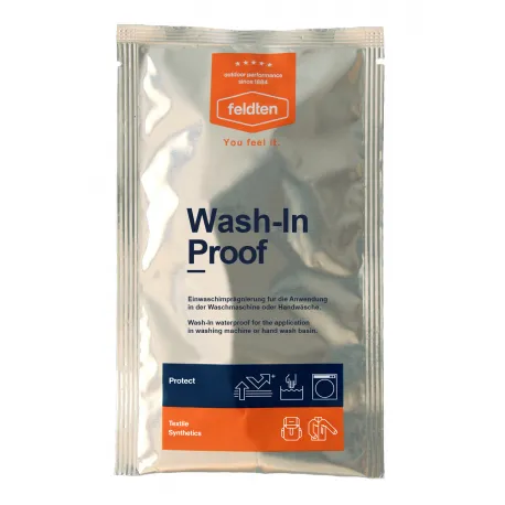 Ošetrovací prípravok na textil FELDTEN Wash-in Proof 50 ml, CZ SK PL HU