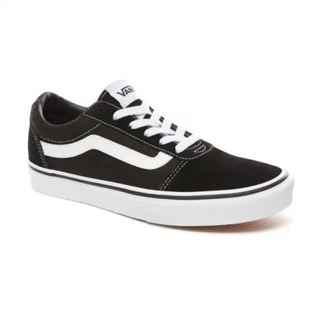 Dámska rekreačná obuv VANS WM Ward-(SUEDE CANVAS)BLACK WHITE