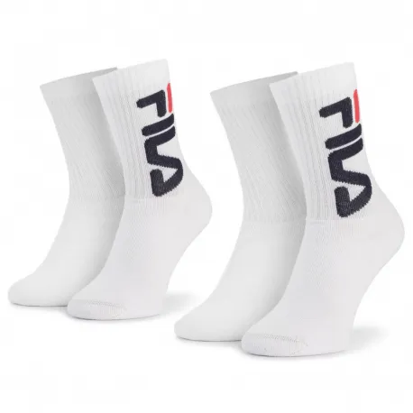 Ponožky do inline korčúľ FILA F9598 SOCKS 2-PACK-300-WHITE