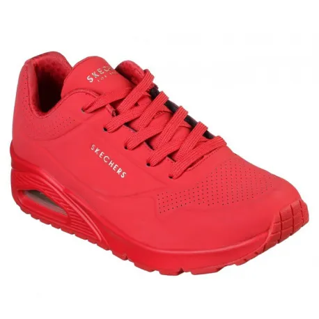 Pánska rekreačná obuv SKECHERS Uno Stand On Air M red