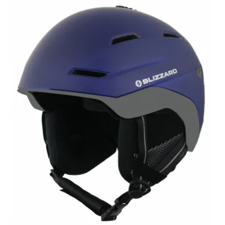 Lyžiarska prilba BLIZZARD Bormio ski helmet, blue matt anthracite metallic matt