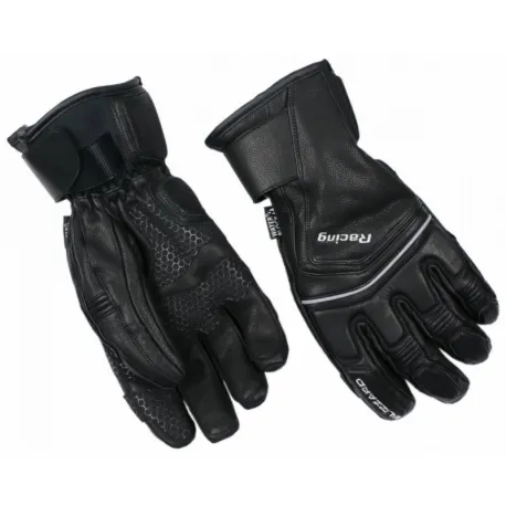 Lyžiarske rukavice BLIZZARD Racing Leather ski gloves, black silver
