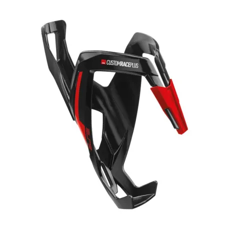 Košík na fľašu na bicykel ELITE Custom Race Plus, glossy black red