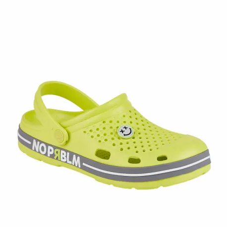 Detské kroksy (rekreačná obuv) COQUI Lindo K citrus grey