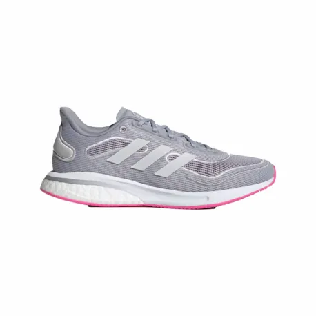Dámska bežecká obuv ADIDAS Supernova W halo silver cloud white screaming pink