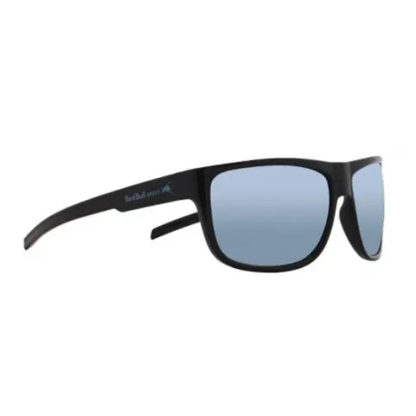 Slnečné okuliare RED BULL SPECT LOOM-008P, black rubber, smoke with blue mirror CAT3, POL, 62-14-127