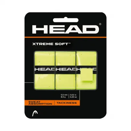 Vrchná omotávka HEAD Xtreme Soft 3pcs Pack Yellow