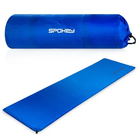 Samonafukovacia karimatka SPOKEY SAVORY Self-inflating sleeping mat, 180 x 50 x 2.5 cm, R-Value 3.6, blue