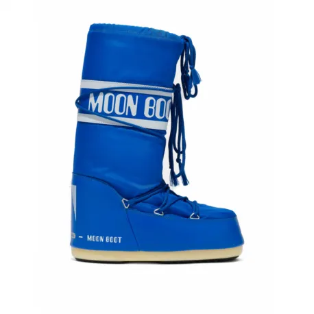 Dámske vysoké zimné topánky MOON BOOT ICON NYLON, 075 electric blue