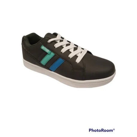 Juniorská rekreačná obuv AUTHORITY KIDS Arvin black swedish blue hol green