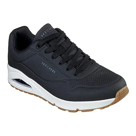 Pánska rekreačná obuv SKECHERS Uno Stand On Air M black white
