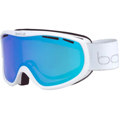 Lyžiarske okuliare BOLLE SIERRA-WHITE & SILVER SHINY-AURORA